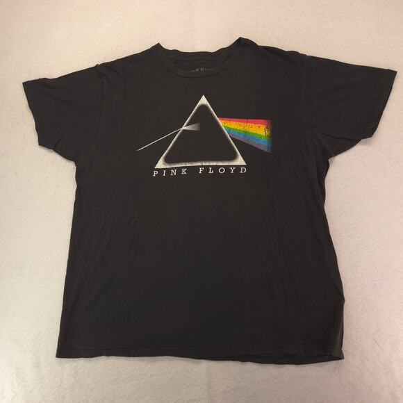 Pink Floyd Band Graphic Crew Neck T Shirt Adult Mens Size Extra Large XL Black - Picture 2 of 9